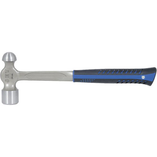 JSBP-24 Super Heavy-Duty All-Steel Ball Pein Hammer, 24 oz. Head Weight, Polished Face, Solid Steel Handle Industrial Sales