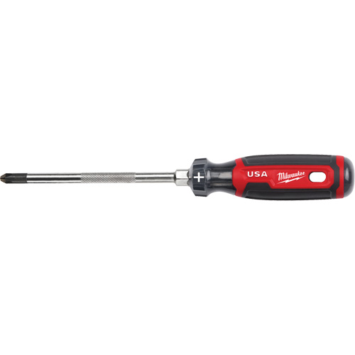 Tournevis Phillips, Tige de #3, Ronde, 279 mm lo, Prise en Coussin&eacute;e Industrial Sales