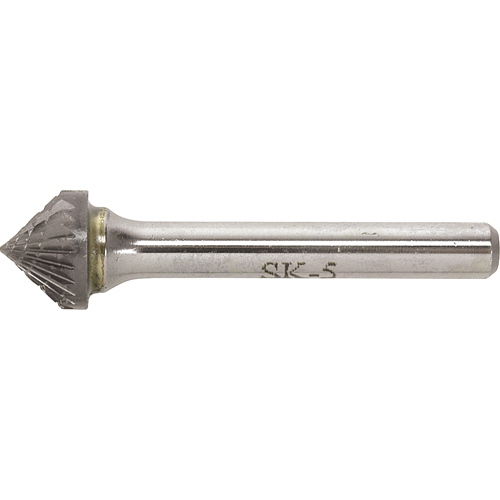 Solid Carbide Burr, SK-1, 1/4" Dia., 1/4" Shank, 1/8" Depth of Cut Industrial Sales