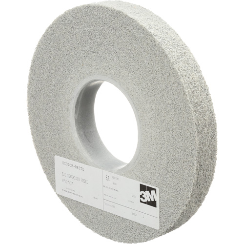 Scotch-Brite EXL Deburring Wheels, 8" x 1", 3" Arbor, Aluminum Oxide Industrial Sales