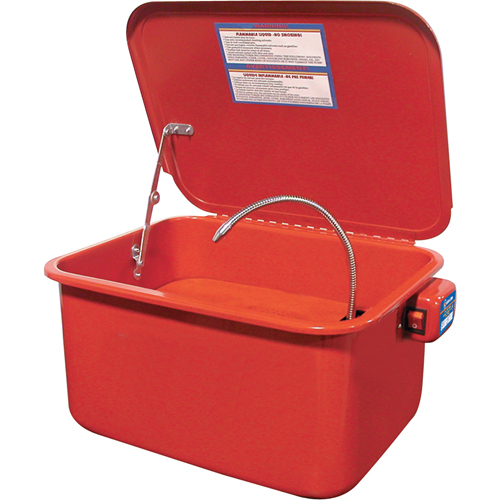 Bassins de nettoyage autorecyclants, Acier, 5 gal. Industrial Sales