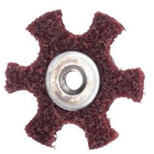 Abrasotex Surface Preparation Star, 2" Dia., Medium Grit, Aluminum Oxide Industrial Sales