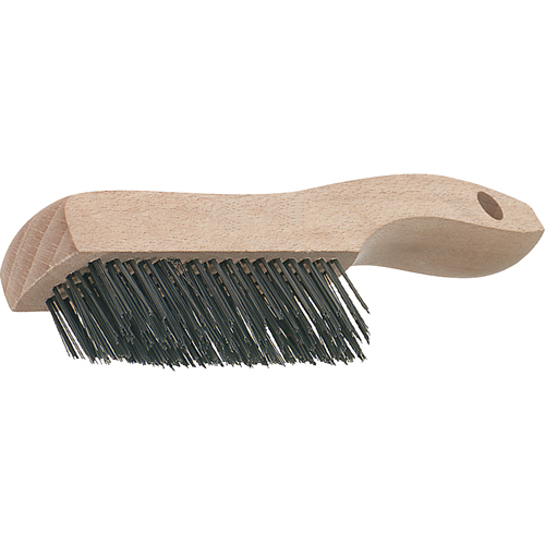 Brosses de grattage &agrave; manche &agrave; patin, garnissage en V, Acier, 4 x 16 rangs de fils, Longueur 19-3/4" Industrial Sales