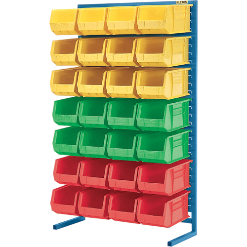 Supports fixes pour contenants - &agrave; un cot&eacute; - Support seulement, 36" la x 12" p x 61" h Industrial Sales