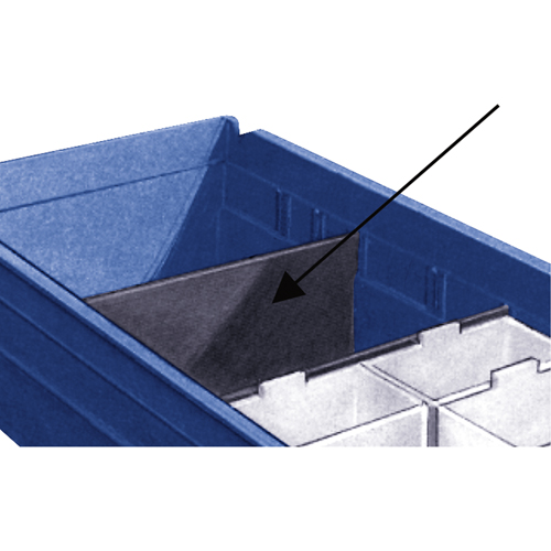Bacs de rangement pour tablettes - Diviseurs Industrial Sales