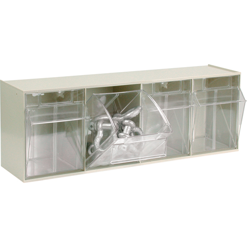Syst&egrave;me de casiers modulaires Tip-Out, 23-5/8" la x 6-5/8" p x 8-1/8" h, 4 tiroirs Industrial Sales