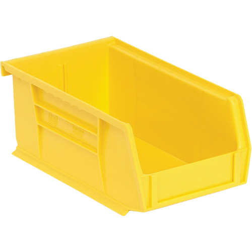 Bacs ultra empilable & suspendable, 4-1/8" la, 3" h x 7-3/8" p, Jaune Industrial Sales