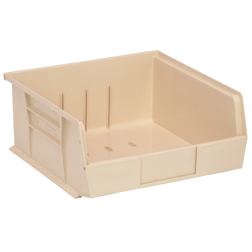 Ultra Stack & Hang Bin, 11" W x 5" H x 10-7/8" D, Ivory Industrial Sales