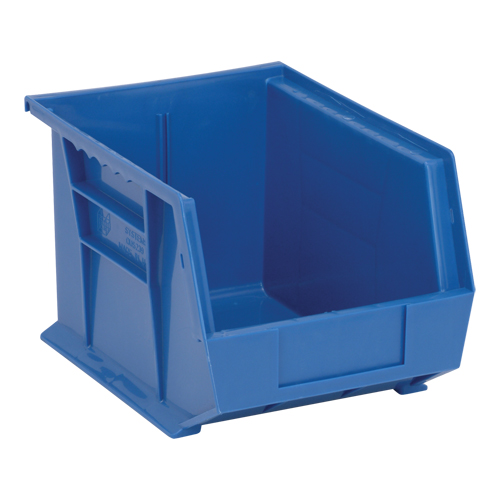 Bacs ultra empilable & suspendable, 8-1/4" la, 7" h x 10-3/4" p, Bleu Industrial Sales