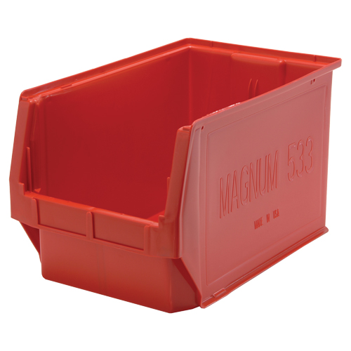 Giant Stacking Containers, 18.375" W x 19.75" D x 11.875" H, Blue Industrial Sales