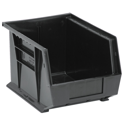 Ultra Stack & Hang Bin, 8-1/4" W x 7" H x 10-3/4" D, Black Industrial Sales