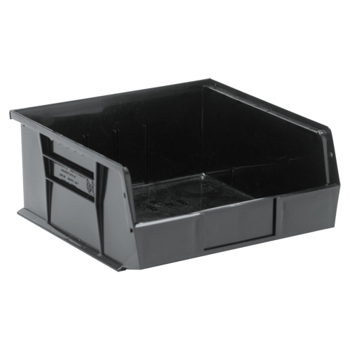 Ultra Stack & Hang Bin, 11" W x 5" H x 10-7/8" D, Black Industrial Sales