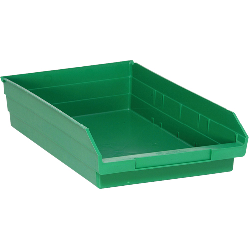 Bacs pour tablette, 11-1/8" la x 4" H x 17-7/8" p, Vert, Capacit&eacute; 40 lb Industrial Sales