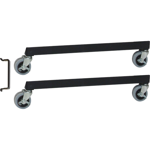 Ensemble mobile de support sur pied pour casiers de rangement &agrave; emboîtement Industrial Sales
