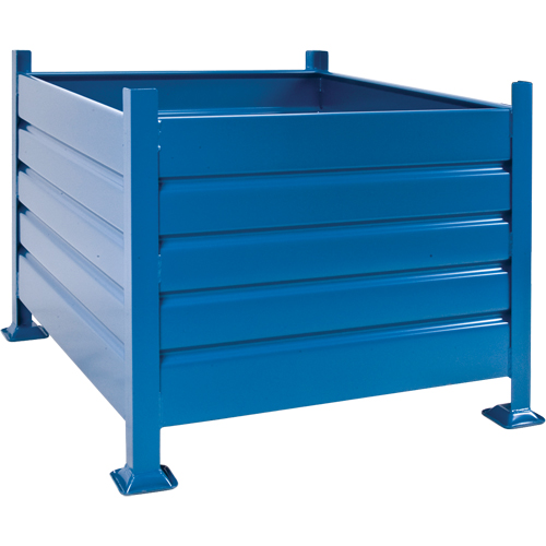 Contenants de vrac empilables, 30" ha x 40,5" la x 48,5" p, Capacit&eacute; de 4500 lb Industrial Sales