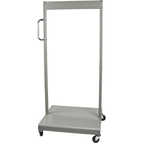 Mobile Tilt Bin Rack - Cart Only, Double-sided, 26-1/4" W x 22" D x 57-1/2" H Industrial Sales