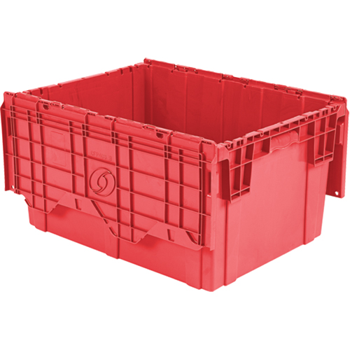 Contenants de distribution Flipak en plastique poly&eacute;thyl&egrave;ne (PE), 27,9" x 20,9" x 15,2", Rouge Industrial Sales
