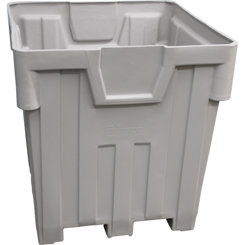 Bacs emboîtables, 44" la x 44" p x 46" h, Gris Industrial Sales