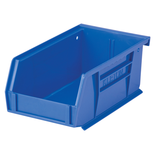 Stack & Hang Bin, 4-1/8" W x 3" H x 7-3/8" D, Blue Industrial Sales