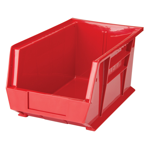 Bac empilable & &agrave; suspendre, 8-1/4" la, 7" h x 14-3/4" p, Rouge Industrial Sales