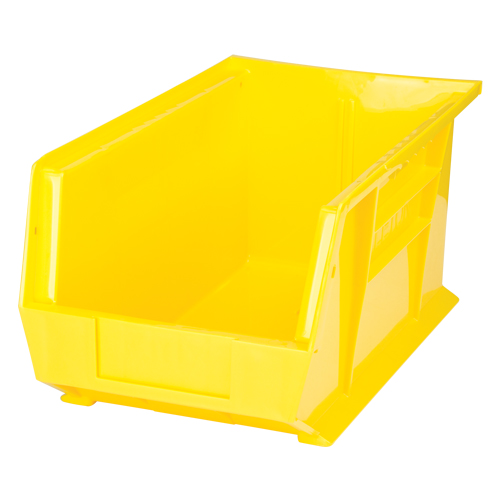 Bac empilable & &agrave; suspendre, 8-1/4" la, 7" h x 14-3/4" p, Jaune Industrial Sales