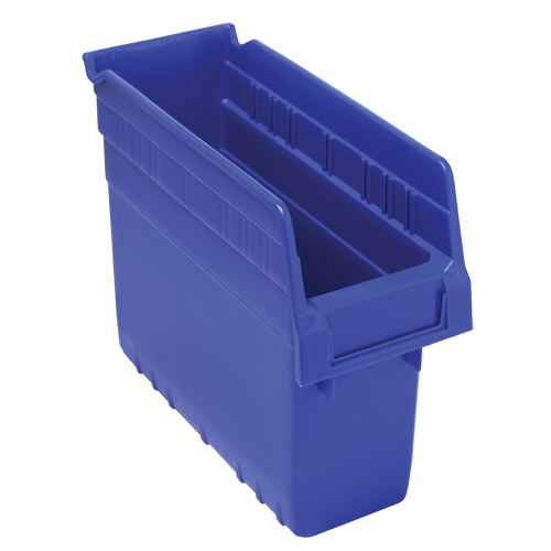 Bacs pour &eacute;tag&egrave;re Store-Max, 4-3/8" la x 8" H x 11-5/8" p, Bleu, Capacit&eacute; 44 lb Industrial Sales