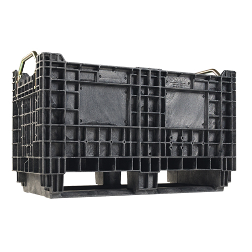 Heavy-Duty BulkTote&reg; Container, 30" L x 16" W x 19.2" H, Black Industrial Sales