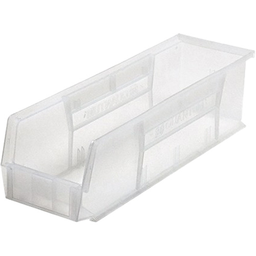 Ultra Stack & Hang Bin, 17-7/8" W x 5" H x 5-1/2" D, Clear Industrial Sales