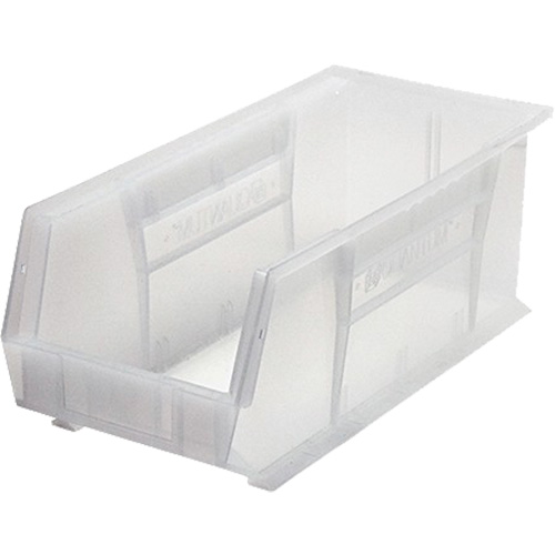 Ultra Stack & Hang Bin, 8-1/4" W x 7" H x 18" D, Clear Industrial Sales