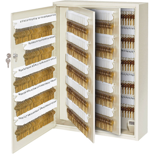 Heavy-Duty Key Cabinet, 730 Keys, Beige Industrial Sales