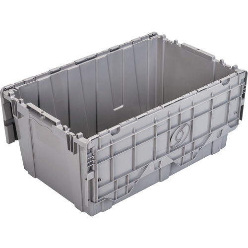 Bac emboîtable FP243C FliPak, 26,9" x 16,9" x 12,1", Gris Industrial Sales