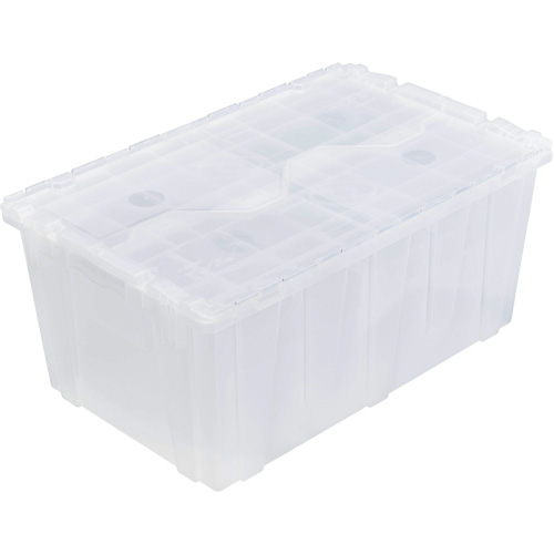 Bac emboîtable FP243C FliPak, 26,9" x 16,9" x 12,1", Transparent Industrial Sales