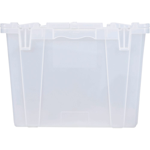 Bac emboîtable FP243C FliPak, 26,9" x 16,9" x 12,1", Transparent Industrial Sales
