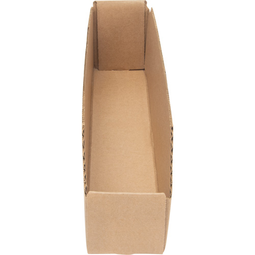 Boîtes profondes en carton ondul&eacute;, 1-7/8" la x 17-1/8" p x 4-1/2" h, Beige Industrial Sales