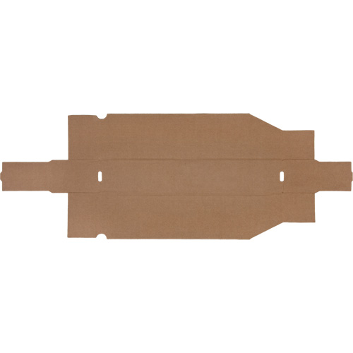 Boîtes profondes en carton ondul&eacute;, 1-7/8" la x 17-1/8" p x 4-1/2" h, Beige Industrial Sales