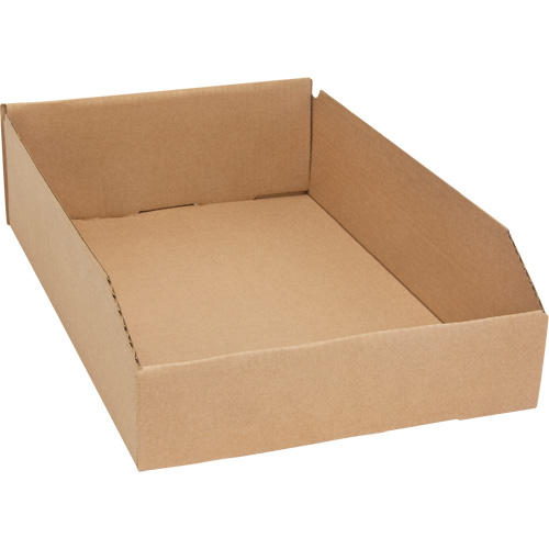 Deep Corrugated Parts Bins, 11-3/4" W x 17-1/4" D x 4-1/2" H, Beige Industrial Sales