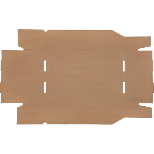 Deep Corrugated Parts Bins, 11-3/4" W x 17-1/4" D x 4-1/2" H, Beige Industrial Sales