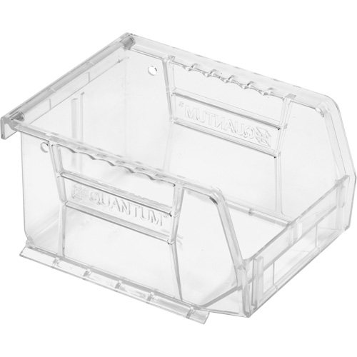 Crystal Clear Ultra Bins, 4-1/8" W x 3" H x 5-3/8" D, Clear Industrial Sales