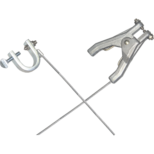 Heavy-Duty Bonding & Grounding Wire Assemblies - Hand Clamps & C-Clamps Industrial Sales