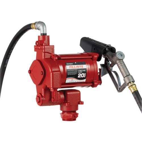 Pompes c. a. utilitaires &agrave; soupape rotative avec embout, 115 V, 20 gal./min Industrial Sales