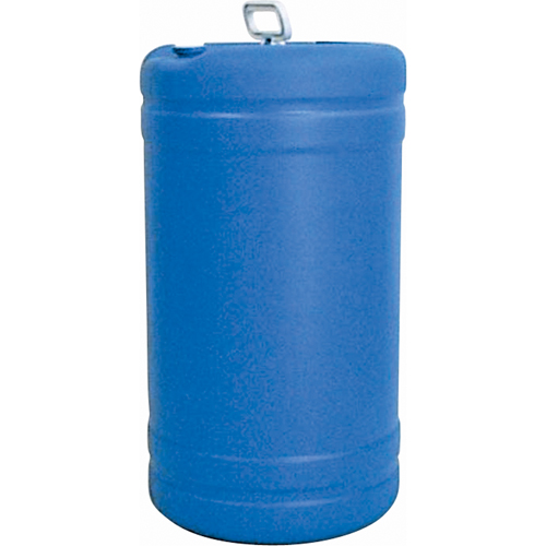Barils en poly&eacute;thyl&egrave;ne &agrave; ouverture &eacute;troite, 15 gal. US (12,49 gal. imp.), Dessus ferm&eacute;, Bleu Industrial Sales