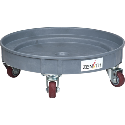 Leak Containment Drum Dolly, 24.25" dia. X 7.625" H, 1.5 US Gal. Spill Cap. Industrial Sales