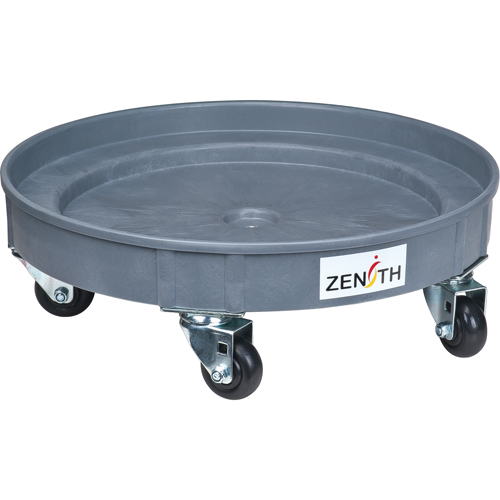 Leak Containment Drum Dolly, 24.25" dia. X 7.625" H, 1.5 US Gal. Spill Cap. Industrial Sales
