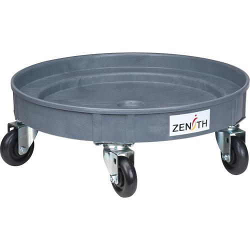 Leak Containment Drum Dolly, 24.25" dia. X 8.625" H, 1.5 US Gal. Spill Cap. Industrial Sales