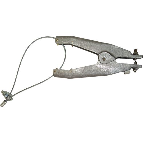 Static Grounding Clamp (GAT Series), Cast Aluminum Body Material, Stainless Steel Cup Point Material, 3 Points Configuration, 1-1/4" Max. Opening Industrial Sales