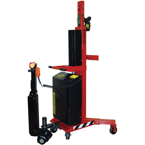 Ergonomic Drum Handler Power Lift & Drive - DM-1100-PLD, 30 - 85 US Gal. (25 - 70 Imperial Gal.) Industrial Sales