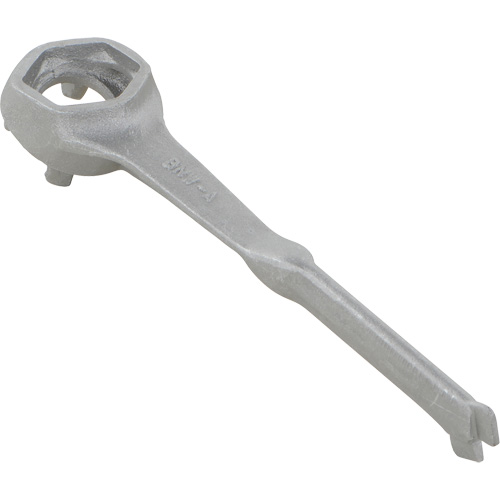 Single Ended Specialty Bung Nut Wrench, 1-1/2" Opening, 4-1/4" Handle, Non-Sparking Aluminum Industrial Sales