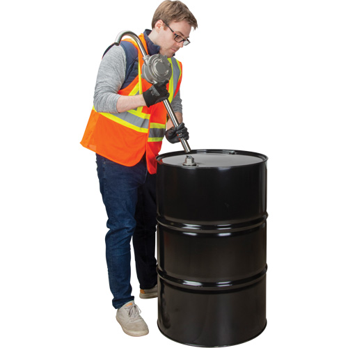 Pompe rotative pour baril, Acier inoxydable, Pour capacit&eacute; 55 gal., 12 oz/course Industrial Sales