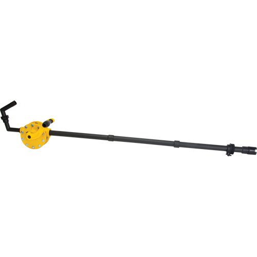 Pompe rotative pour baril, Polypropyl&egrave;ne, Pour capacit&eacute; 15 - 55 gal. US, 8 oz/course Industrial Sales