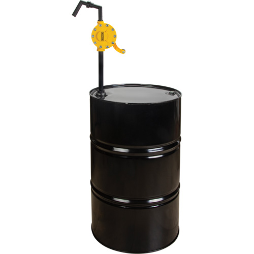 Pompe rotative pour baril, Polypropyl&egrave;ne, Pour capacit&eacute; 15 - 55 gal. US, 8 oz/course Industrial Sales